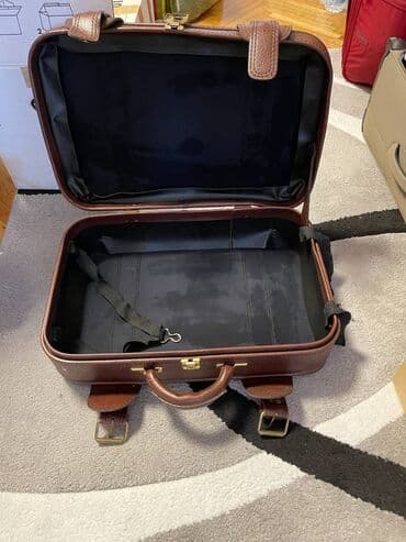 zenske mokasine broj 42: Medium suitcase, color - Brown — 2