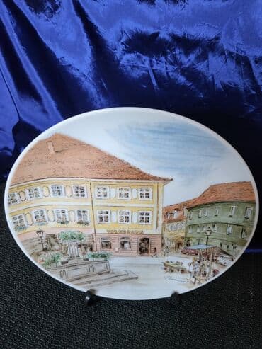porcelanske solje za caj: Ukras za zid, bоја - Šareno, Novo — 2