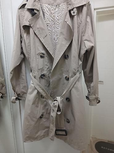 Ostalo: Bež ženski trench mantil sa duplim kopčanjem. - Klasičan kroj do — 2