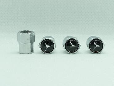 Vozila: Univerzalne metalne ventil kapice sa logom MERCEDES. Ukrasite Vaš — 3
