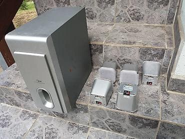 playstation 1: LG 5x50W+1x120W -wufer 120w/8 oma=25e -sateliti 50w/6 oma=10e komad — 1