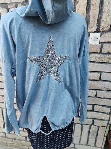 kamel sako: Kardigan sa kapuljacom vel L
Fleka na kapuljači — 2