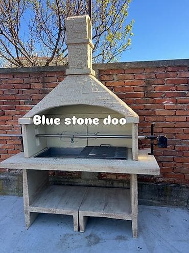 dolcezza novi sad: Kaminski roštilj sa ražnjem – Blue stone doo - Masivan vrtni/kaminski — 1