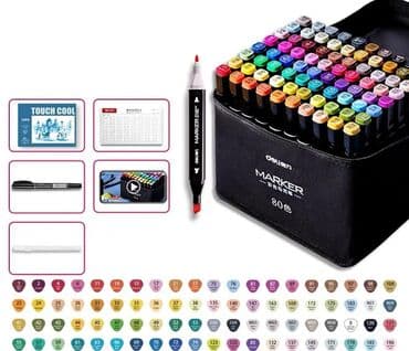 deciji skafanderi cene: Touch set dvostrani markeri od 60, 80 i 120 komada u svojoj ličnoj — 2