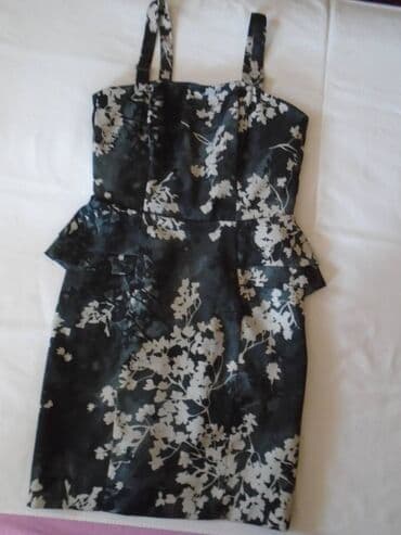 c a haljine 2022: H&M M (EU 38), color - Black, Cocktail, With the straps — 1