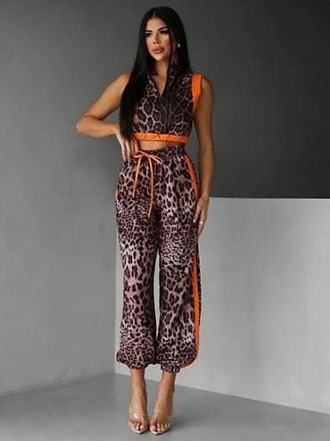 komplet za starije zene: Damski komplet – prsluk top i pantalone sa animal printom
1900 din — 10