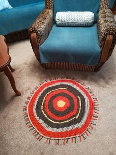 tepisi od memorijske pene: Oriental rugs, Round, color - Multicolored — 2