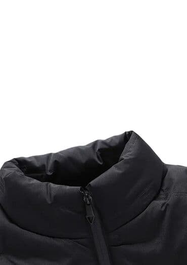 Personal Items: Muški zimski prsluk – crni, pufnasti model - Topli, prošiveni prsluk — 4