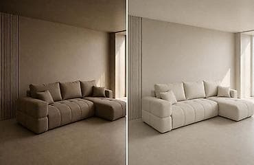 sto i stolica: Modularna ugaona Tedi garnitura sa chaise-om – minimalistički dizajn i — 3