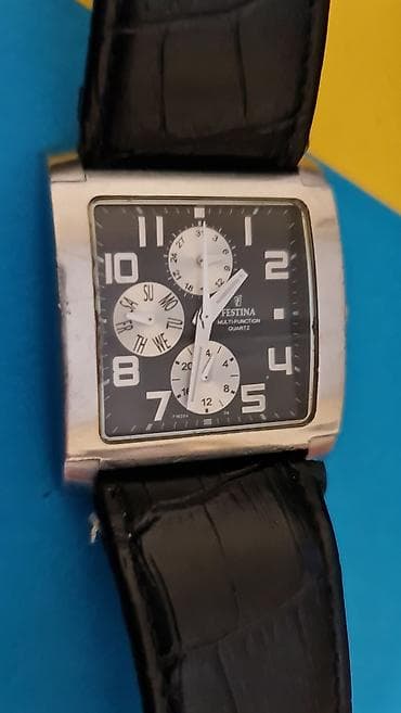 Ručni satovi: Festina muški ručni sat – Multifunction Quartz - Kućište pravougaonog — 1