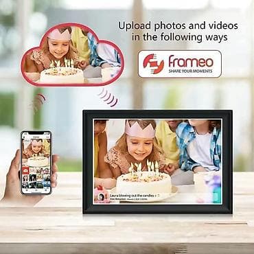 emmezeta diori: Digitalni Wi‑Fi foto‑ram sa Frameo aplikacijom - Ekran: IPS Full HD — 1