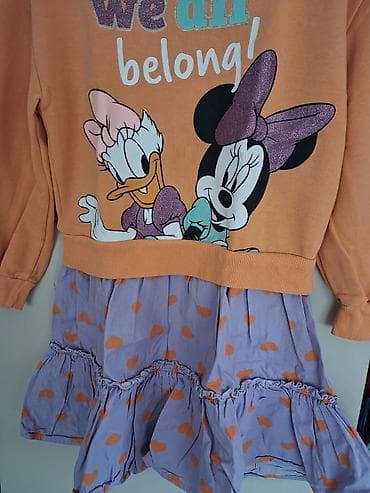 pamuk: Dečija haljina – Disney Minnie Mouse & Daisy Duck - Gornji deo — 5