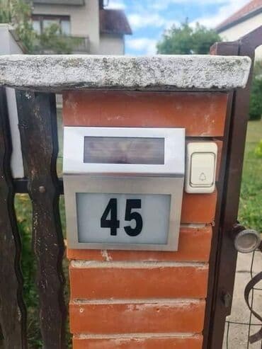 povezivanje reflektora sa senzorom: Cena 1800 din Led solarni kucni broj Dobro vidljiva velika ploča s — 6