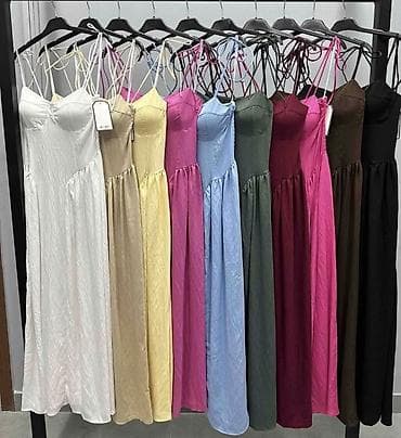 guess torba mala: Midi haljina sa korpičastim gornjim delom i tankim bretelama. - Struk — 4