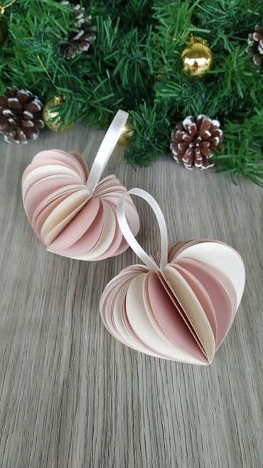 Lighting & Fittings: Ukrasi za jelku od kartona. Ručni rad. U bojama po želji. Cena — 4