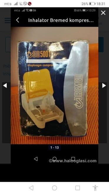 Inhalatori, nebulizatori: Inhalator 3D 5001 kompresorski dobar u kompletu — 7