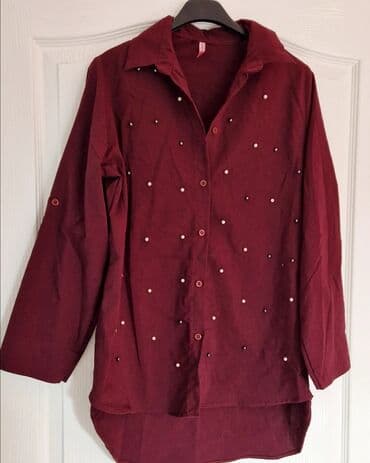 ženske zimske jakne c a: M (EU 38), color - Burgundy — 1