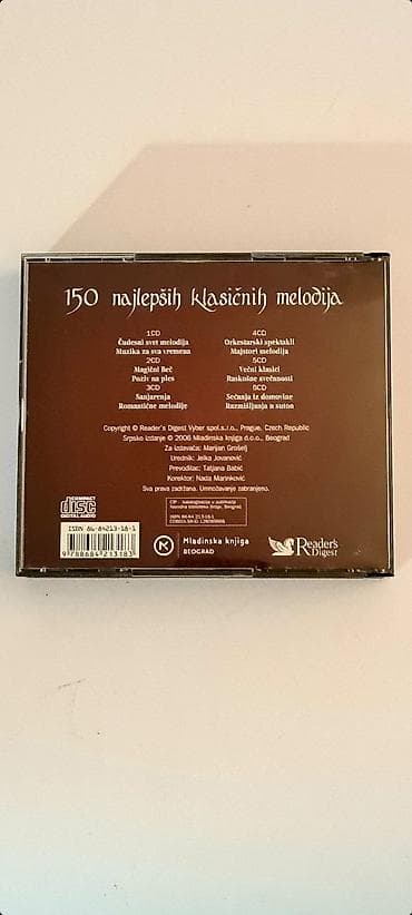 magični pingvini: ☆ Na prodaju 150 najlepših klasičnih melodija – komplet 6 CD sa — 2