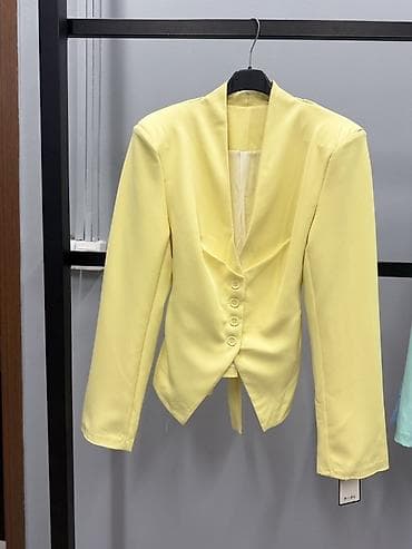 Ski suits: ❤️Ženski strukirani sako sa V izrezom i asimetričnim prednjim rubom — 3