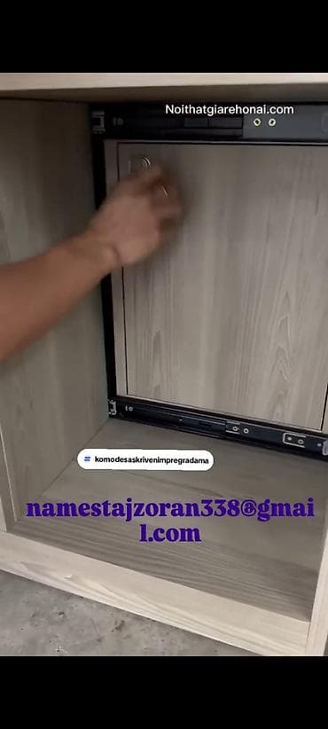 jysk komode za previjanje: Komoda sa skrivenom fiokom Materijal: Komoda se izrađuje od Univera — 10