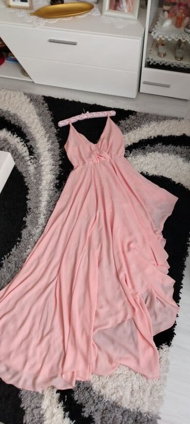 minic odeca: ORIGINAL MOHITO haljina asimetričnog kroja, sa postavom, vel L /XL, u — 5