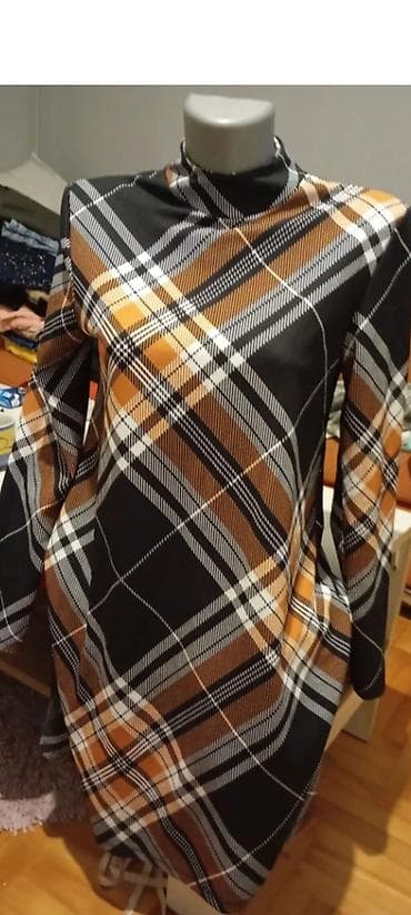 Muška obuća: Haljina sa rol-kragnom i kariranim dezenom - Model: ravnog, blago A — 1