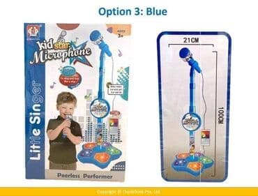 deciji mikrofon igracka cena: Dečiji mikrofon Kid Star na disko postolju - roze Ovaj Kid Star — 3