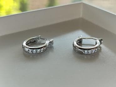 Minđuše: Minđuše ZIG 925 - Materijal: srebro 925 (pečat 925 vidljiv na kopči) — 2