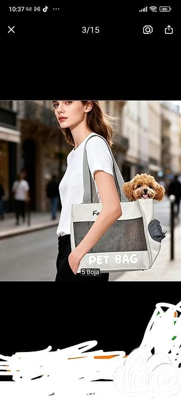 kucica za pse polovna: Torba za nošenje ljubimaca – “PET BAG” - Dimenzije: 36 x 16 x 34,5 — 2
