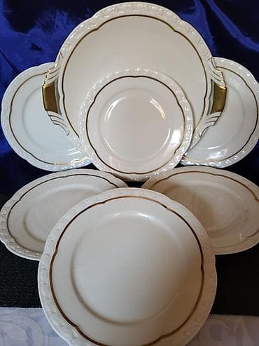 cajnik sa filterom: Servis za torte,kolace 1929 do 1972g. Edelstein Bavaria. Servis za — 3