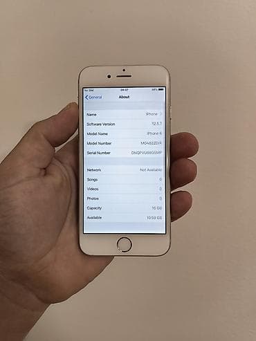 prodaja iphone 11: Iphone 6 beli sa 16 gb memorije, sim free icloud free. Ok očuvan, i — 6