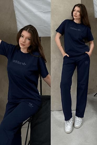 donji deo pidzame: Adidas komplet majica i donji deo trenerke NOVO Novo Pamuk Veličine m — 5