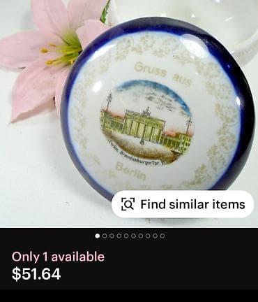 antiques: Satula Thuringen porcelan 1950 do 1970g.Nemacka. Nemacka porcelanska — 2