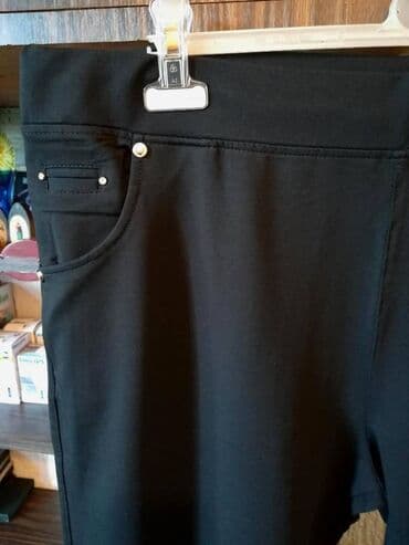 push up pantalone: 5XL (EU 50), Regular rise, Straight — 4