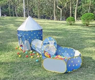 lebron james dres za decu: 02. Cena 4300 dinara 🎪 3 u 1 Dečija Sklopiva Igraonica – Šator, Tunel — 1