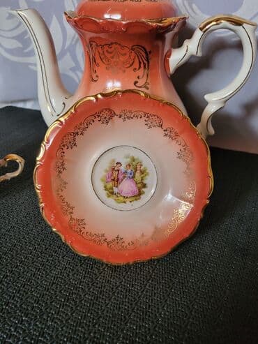swarovski kristali cena: Komplet za kafu 1950g+ Waldershof Bavaria. Komplet za kafu,rucno — 11