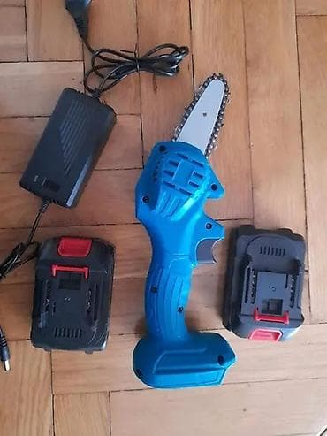 mala stega: Akumulatorska mini motorna testera 24V - Kompaktna ručna testera za — 2