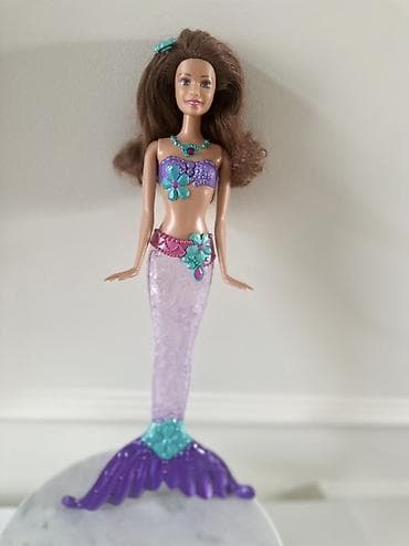 dior kolica za bebe: Barbie Sirena – sa svetlecim repom Funkcije rade, kosa i barbi su — 2