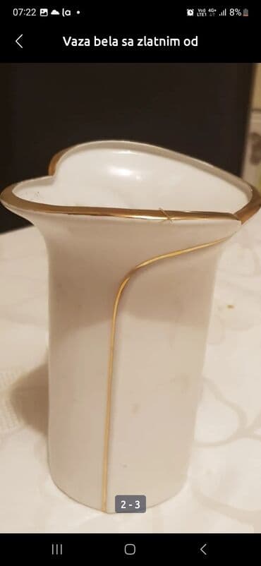 decije igracke za dvoriste: Vase, color - White, Used — 1