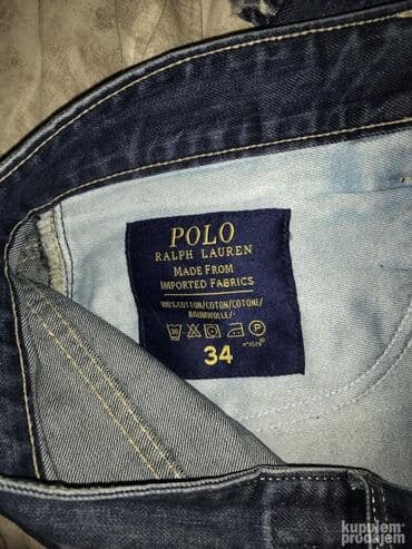 batman odelo: Original Ralph Lauren farmerice 34 100% cotton Polustruk 47cm — 6