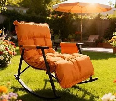 panorama namestaj krusevac: Ljuljaška-fotelja sa naslonom za noge – ergonomska relaks fotelja za — 3