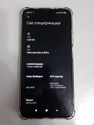 digitalna antena za tv: Xiaomi Redmi 9T (model M2010J19SY) - Ekran sa “waterdrop” notch — 4