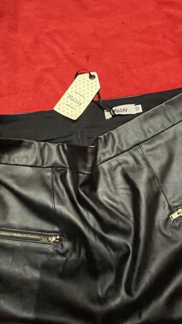 pantalone sa grejacima: M (EU 38), Mini, bоја - Crna — 8