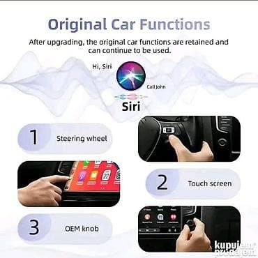 rashlađivanje vodenom maglom: 2-u-1 mini bežični adapter za CarPlay i Android Auto (model RM-KPL083) — 2