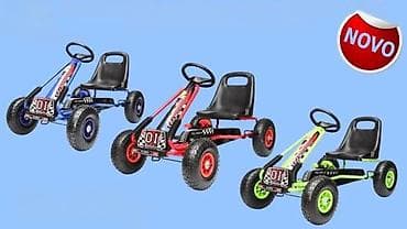 mikser igracka za decu: Dečji pedalan karting „01“ - Robusna metalna konstrukcija - Podesivo — 3