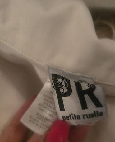 oval: Petite Ruelle prelepa dizajnerska bela letnja haljina. Kratkih — 5