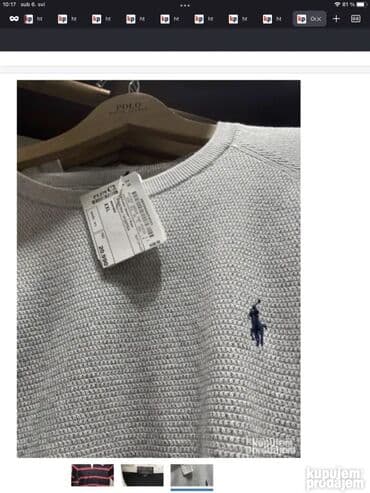 Donji delovi trenerke: Original Ralph Lauren duks XL 100% cotton Ramena 55cm duzina 77cm — 5