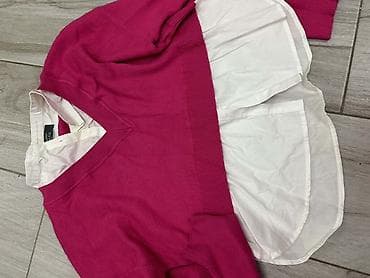 bela kosulja i dzemper: Ženska majica/džemper sa košulja-detaljem PRIMARK - Brend: Primark - — 1