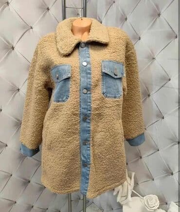 ballary kosulje: One size, With lining, Faux fur, color - Brown — 1