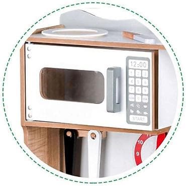 Kids' Kitchens: DRVENA KUHINJA XXL + dodaci za kuvanje – ECO TOYS Šifra proizvoda — 6